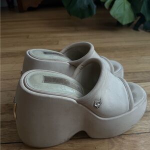 Naked Wolfe Beige Platform